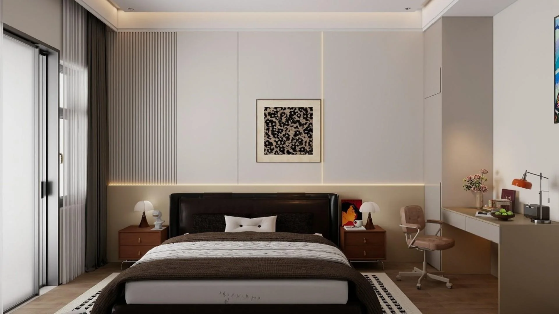 Illustrative bedroom in the development’s published gallery